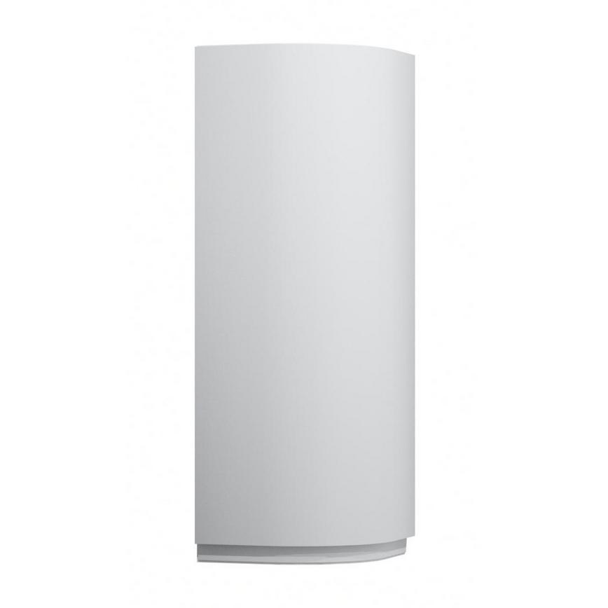 Clerkenwell Gloss Dove Grey Tall Curved Door Open
