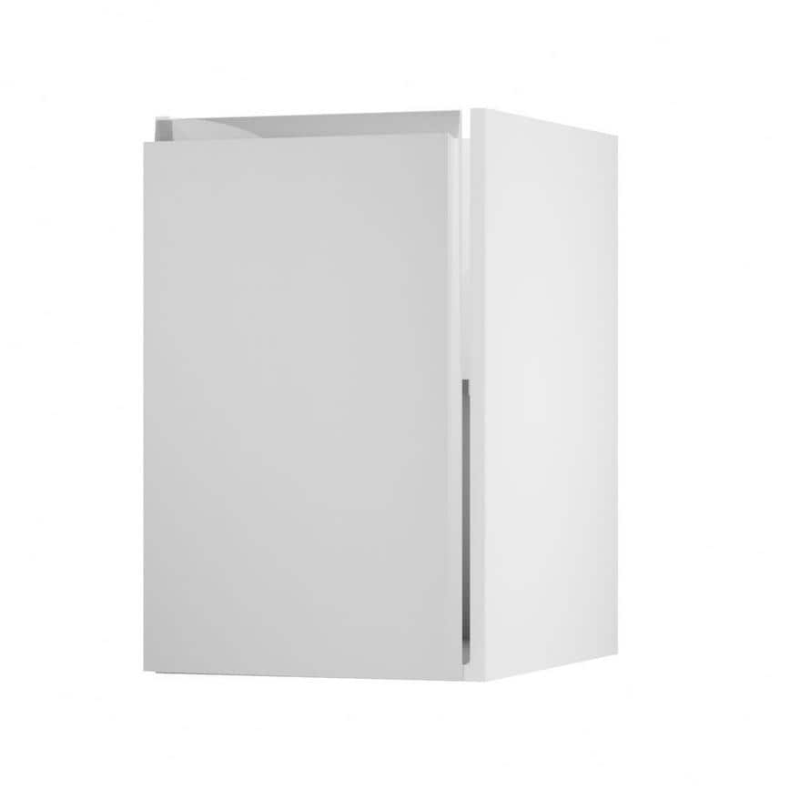 Clerkenwell Gloss Dove Grey 450 Full Height Door Open