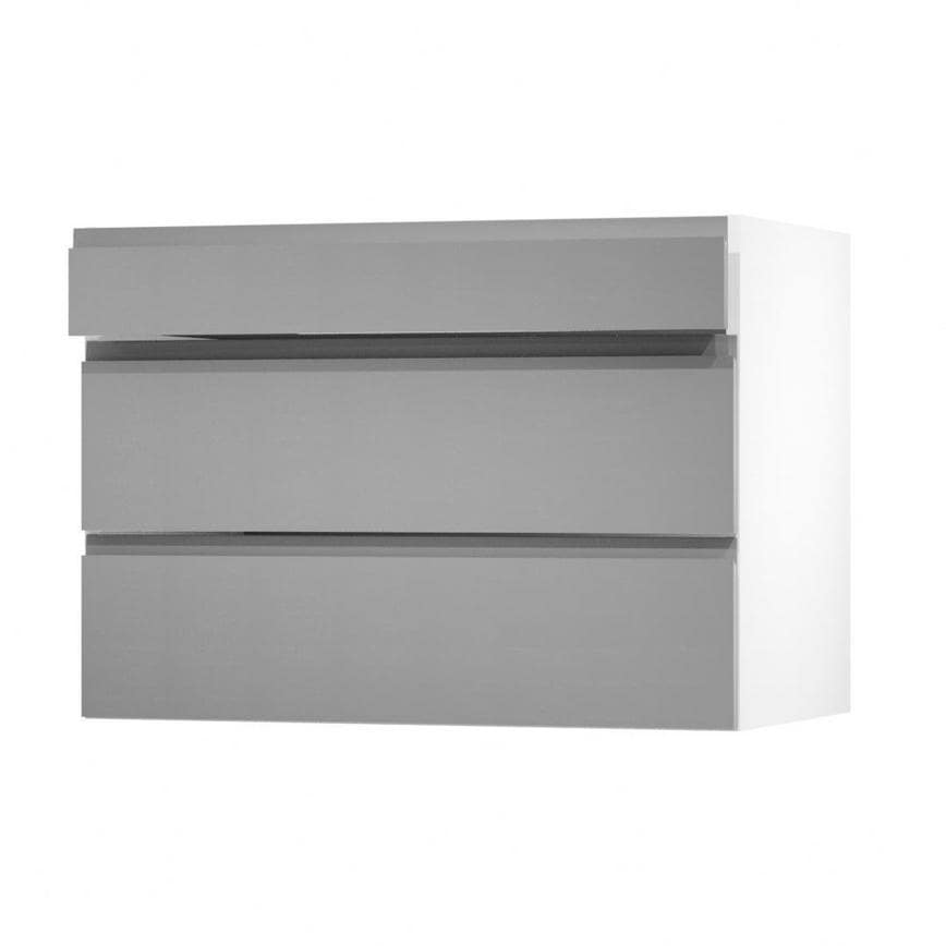 Clerkenwell Gloss Slate Grey 1000 Drawer Door Open