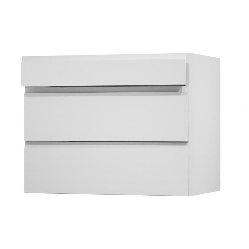 Clerkenwell Gloss White 900 Drawer Door Open