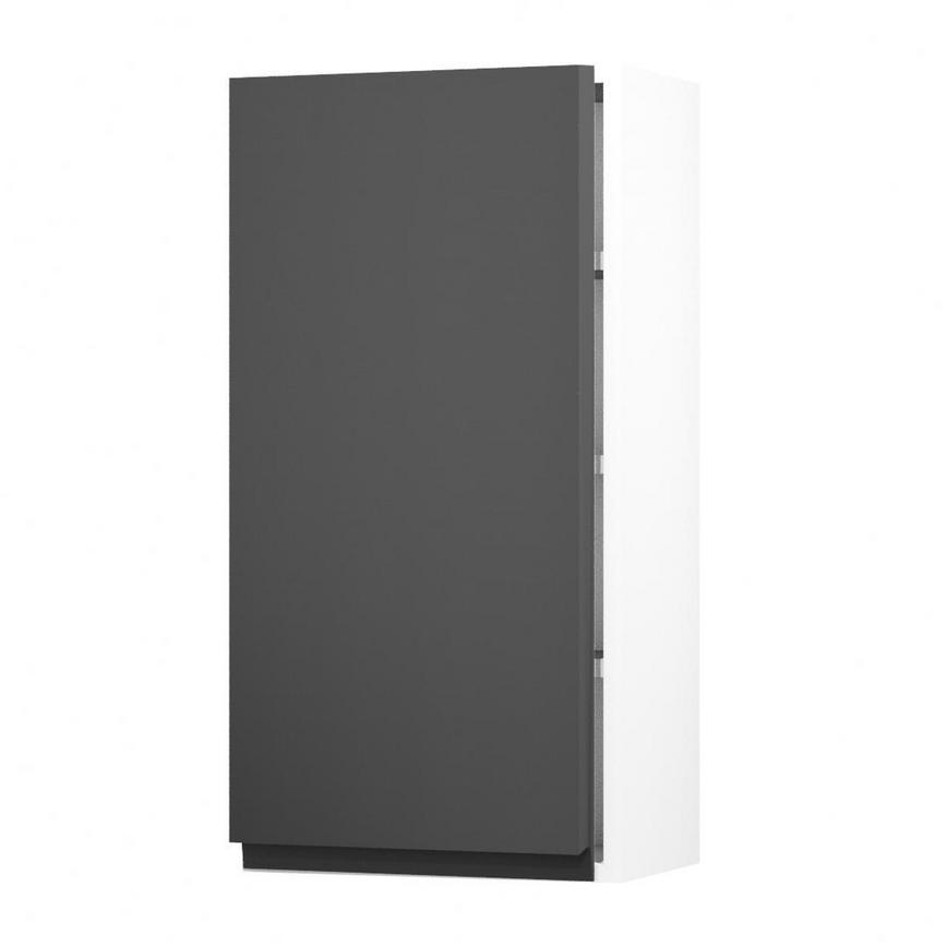 Clerkenwell Super Matt Charcoal 450 Tall Door Open
