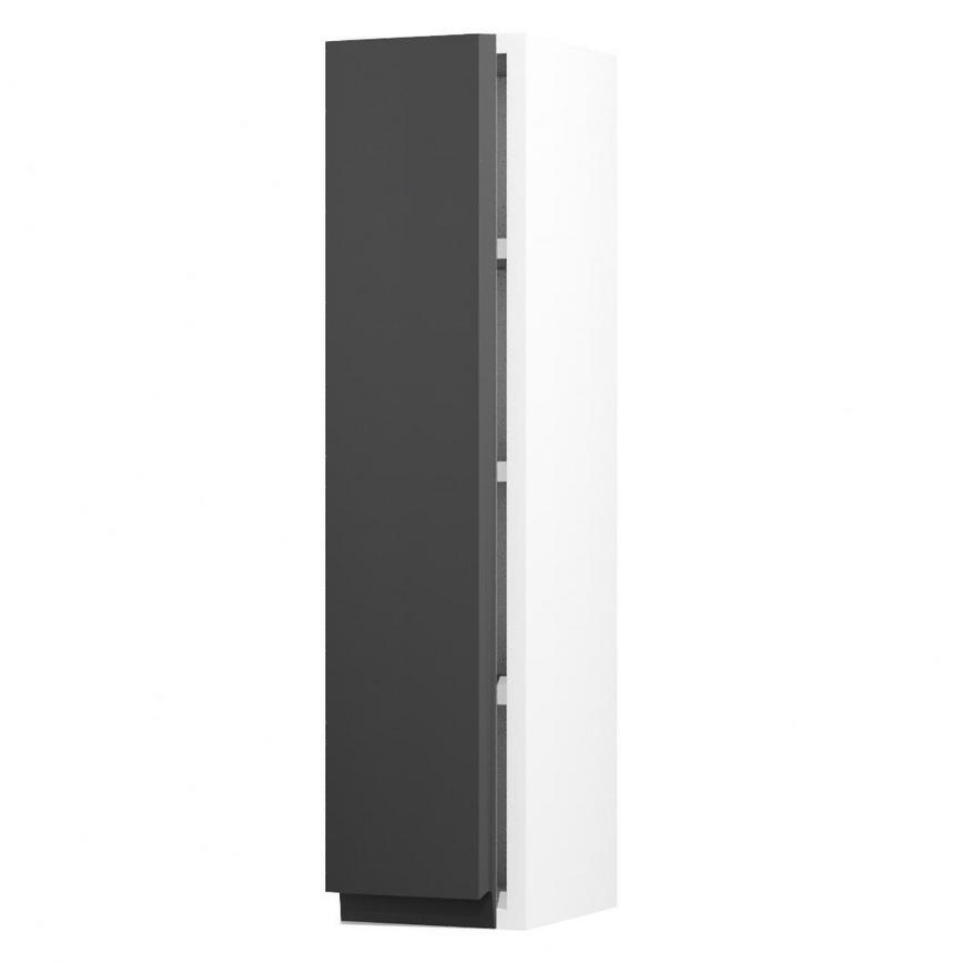 Clerkenwell Super Matt Charcoal 200 Tall Door Open