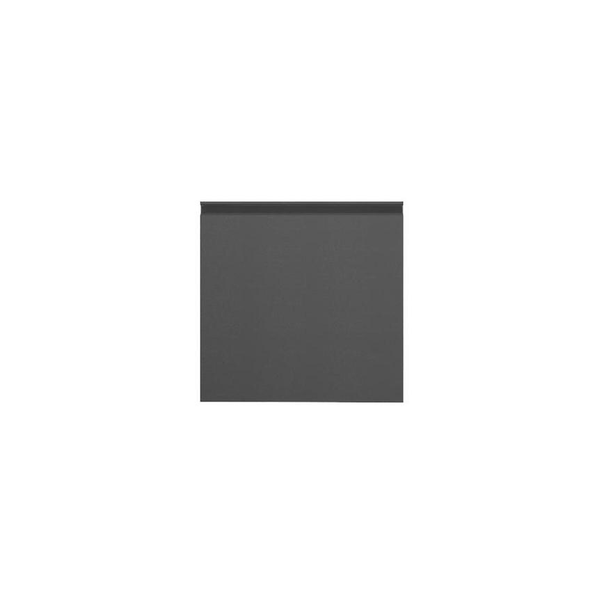 Clerkenwell Super Matt Charcoal 750mm x 720mm Tall Larder Door Shown from the Front as a Single Door