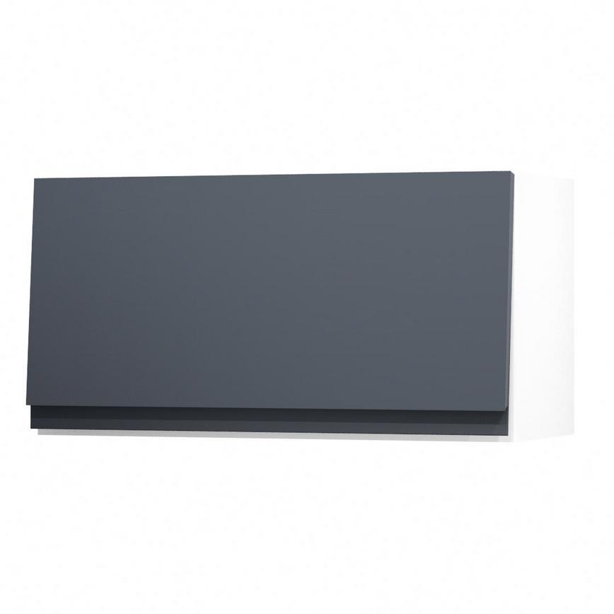 Clerkenwell Super Matt Navy 700 Half Height Door Open