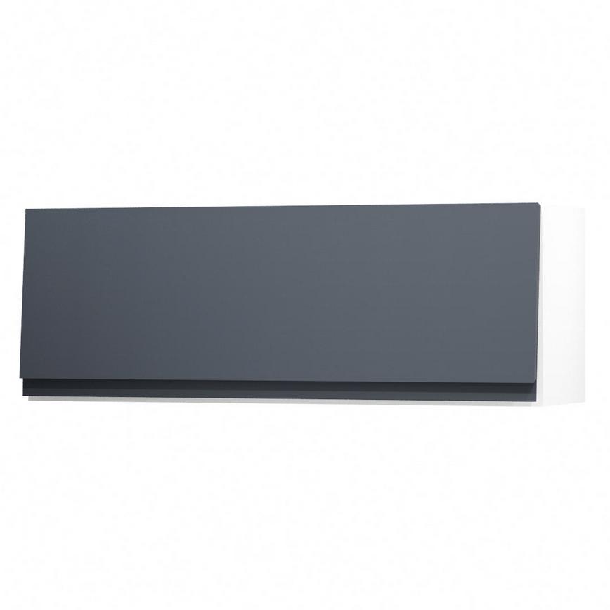 Clerkenwell Super Matt Navy 1000 Half Height Door Open