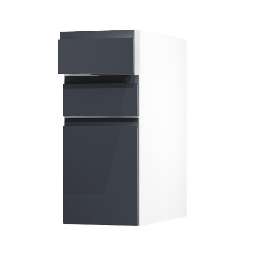Clerkenwell Super Matt Navy 300 Drawer Door Open