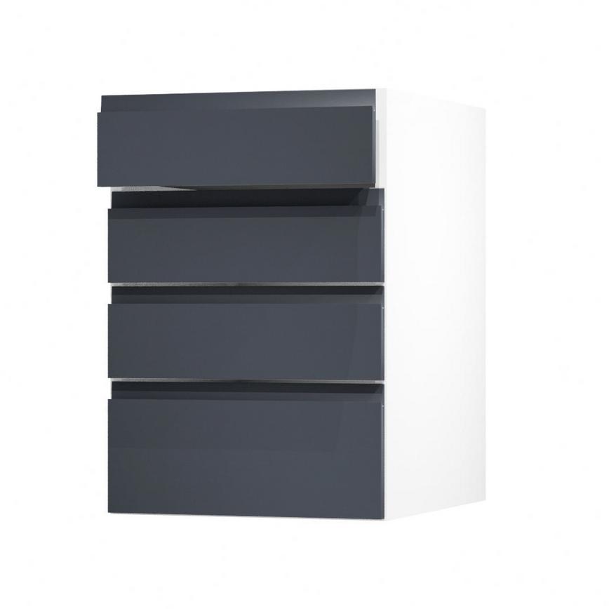 Clerkenwell Super Matt Navy 500 Drawer Door Open