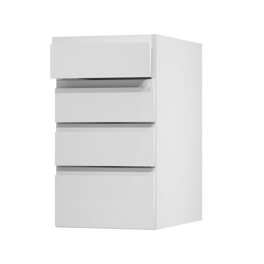 Clerkenwell Super Matt White 400 Drawer Door Open