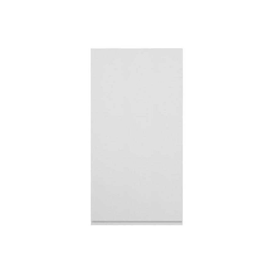 Clerkenwell Super Matt White 750mm x 1400mm Tall Larder Door Shown from the Front as a Single Door