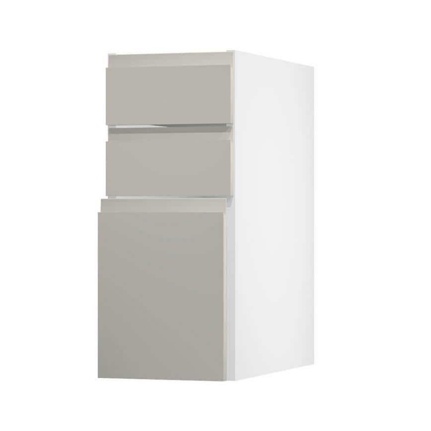 Clerkenwell Super Matt Sandstone 300 Pan Drawer Door Open