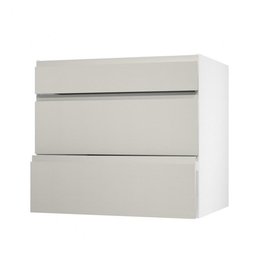 Clerkenwell Super Matt Sandstone 800 Pan Drawer Door Open