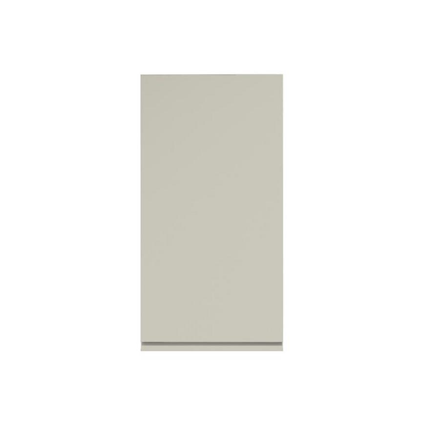 Clerkenwell Super Matt Sandstone 750mm x 1400mm Tall Larder Door shown as part of a Larder Unit or Fridge Freezer Tower