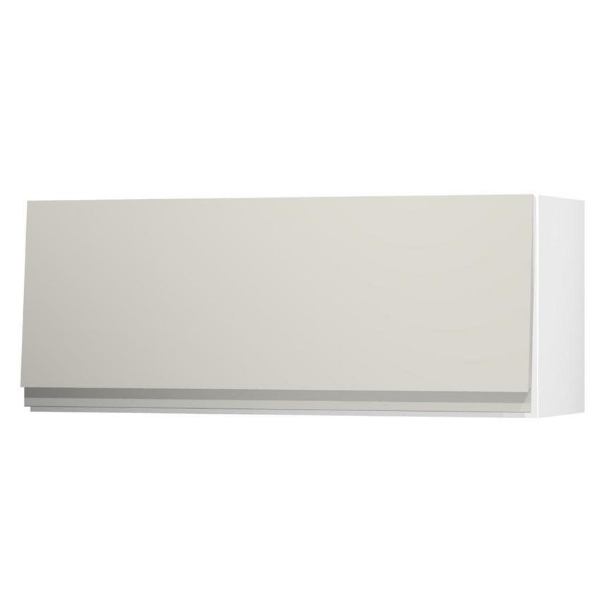 Clerkenwell Gloss Sandstone 900 Half Height Door Open