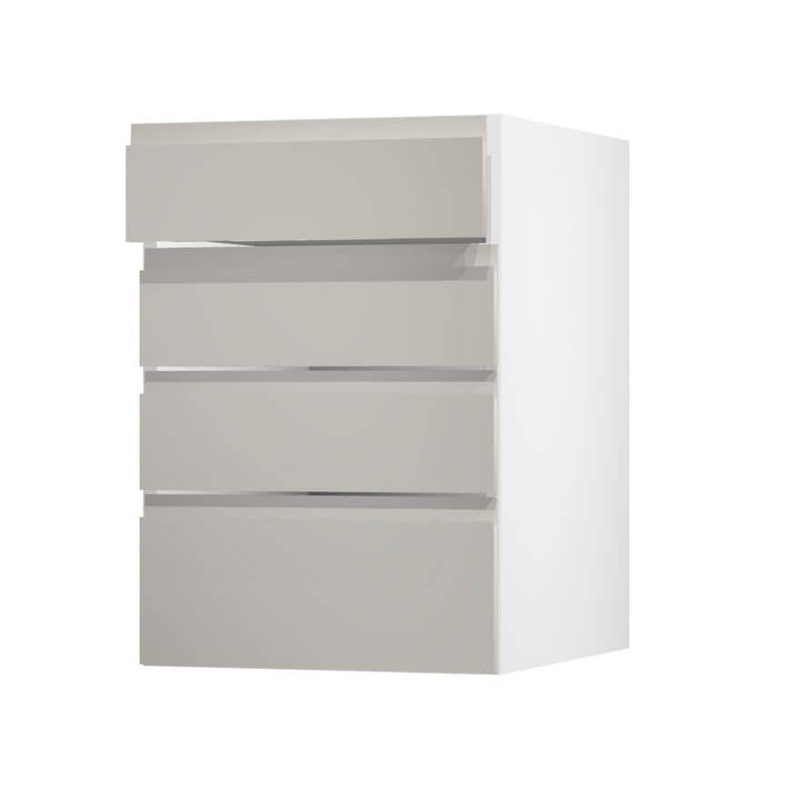 Clerkenwell Gloss Sandstone 500 Drawer Door Open