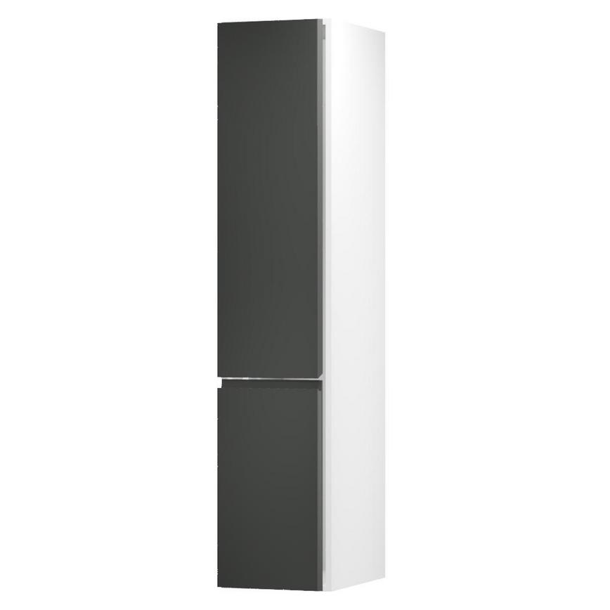 Clerkenwell Gloss Charcoal 400 Larder Door Open