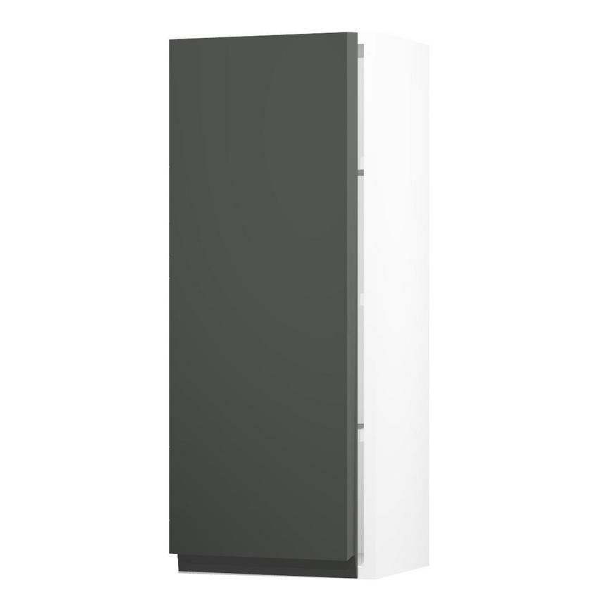 Clerkenwell Gloss Charcoal 350 Tall Door Open