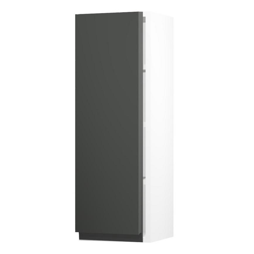 Clerkenwell Gloss Charcoal 300 Tall Door Open