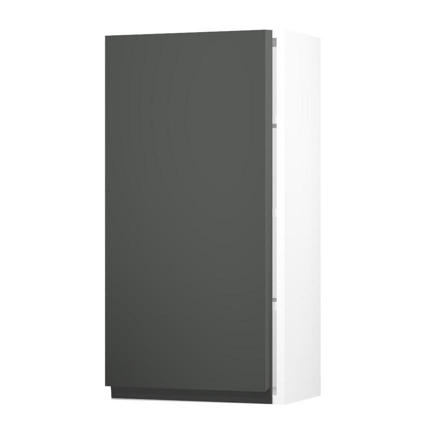 Clerkenwell Gloss Charcoal 450 Tall Door Open