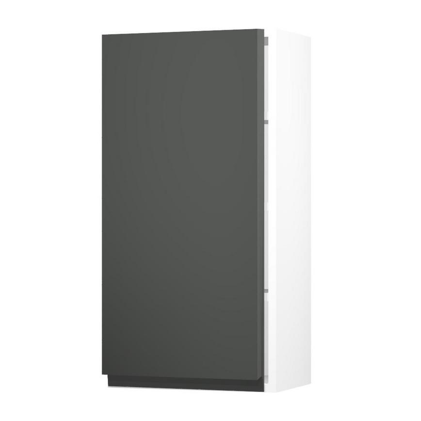 Clerkenwell Gloss Charcoal 400 Tall Door Open