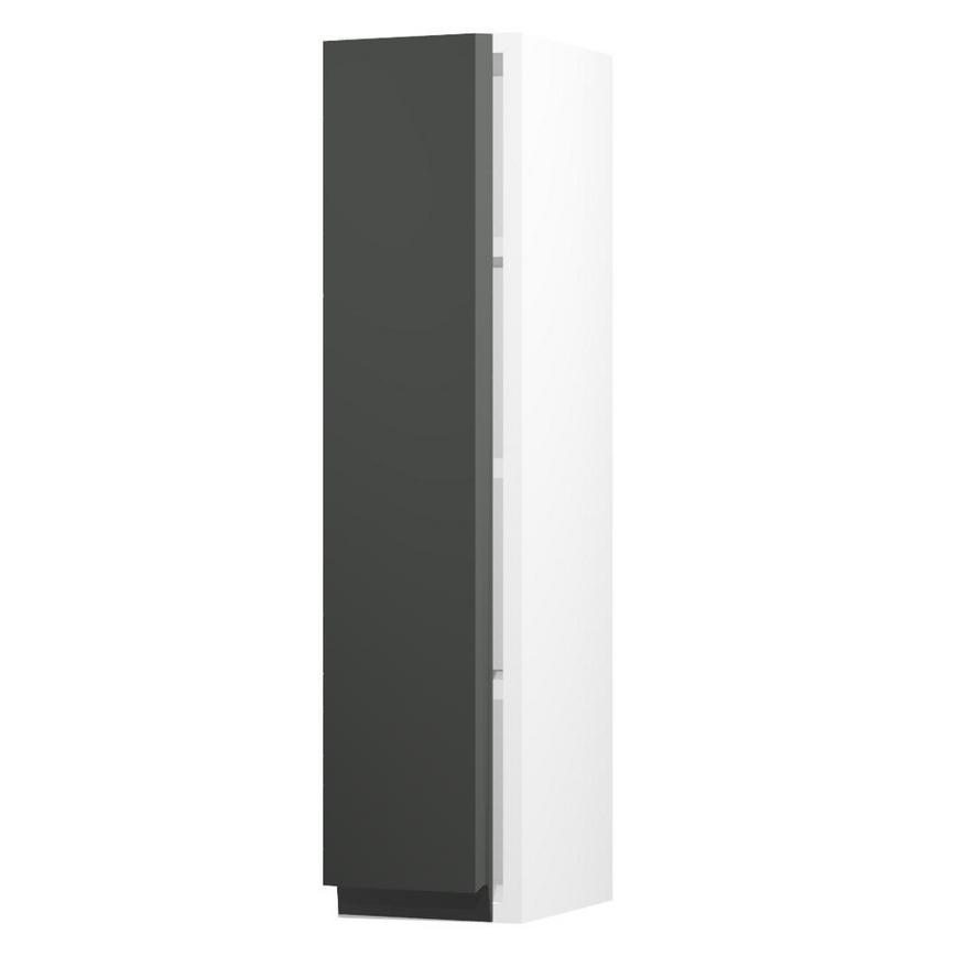 Clerkenwell Gloss Charcoal 200 Tall Door Open