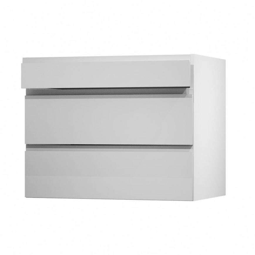 Clerkenwell Super Matt Dove Grey 900 Drawer Door Open