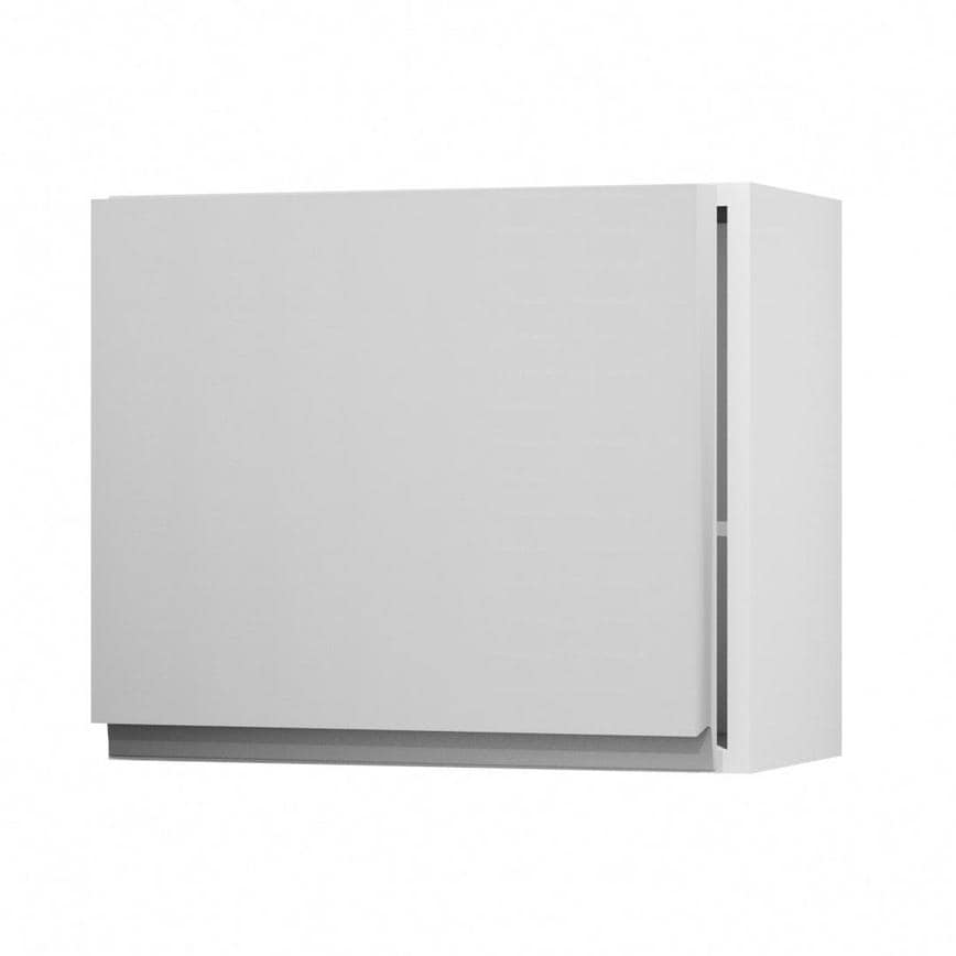 Clerkenwell Super Matt Dove Grey 600 Tall Integrated Microwave Topbox Door Open