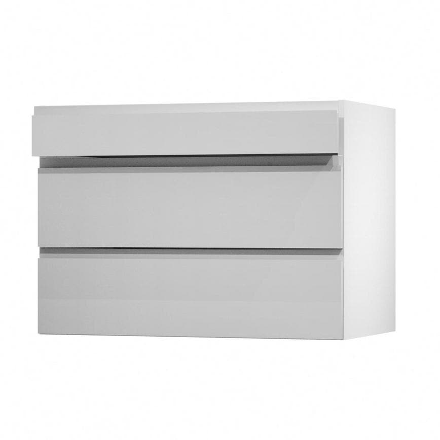 Clerkenwell Super Matt Dove Grey 1000 Drawer Door Open