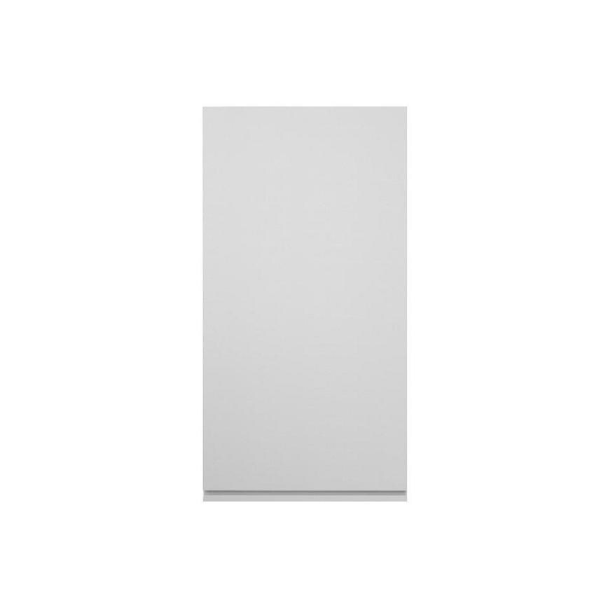 Clerkenwell Super Matt Dove Grey 750mm x 1400mm Tall Larder Door Shown from the Front as a Single Door