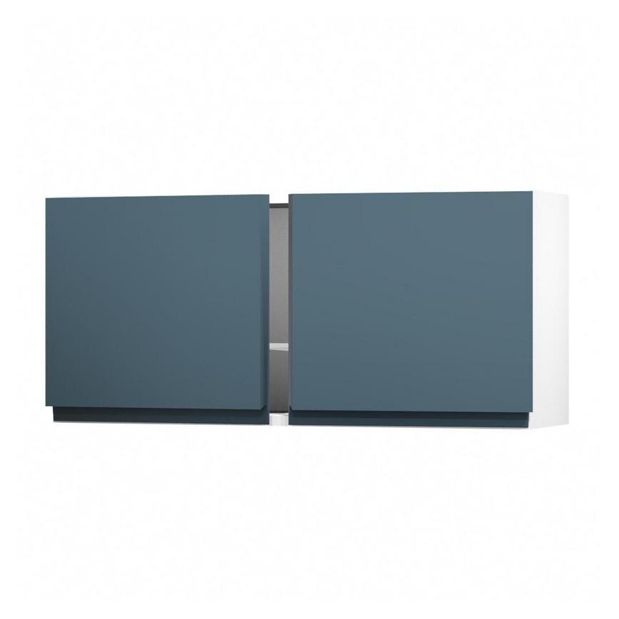 Clerkenwell Super Matt Marine Blue 500 Tall Bridge Unit Door Open