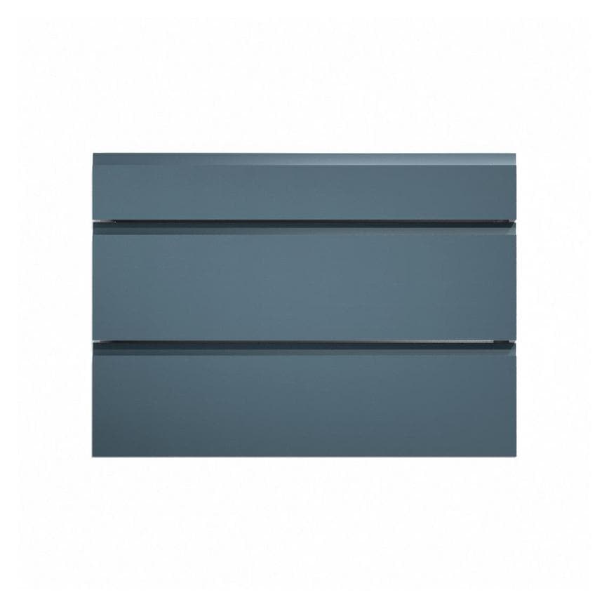 Clerkenwell Super Matt Marine Blue 1000 Fridge Freezer Wall Door