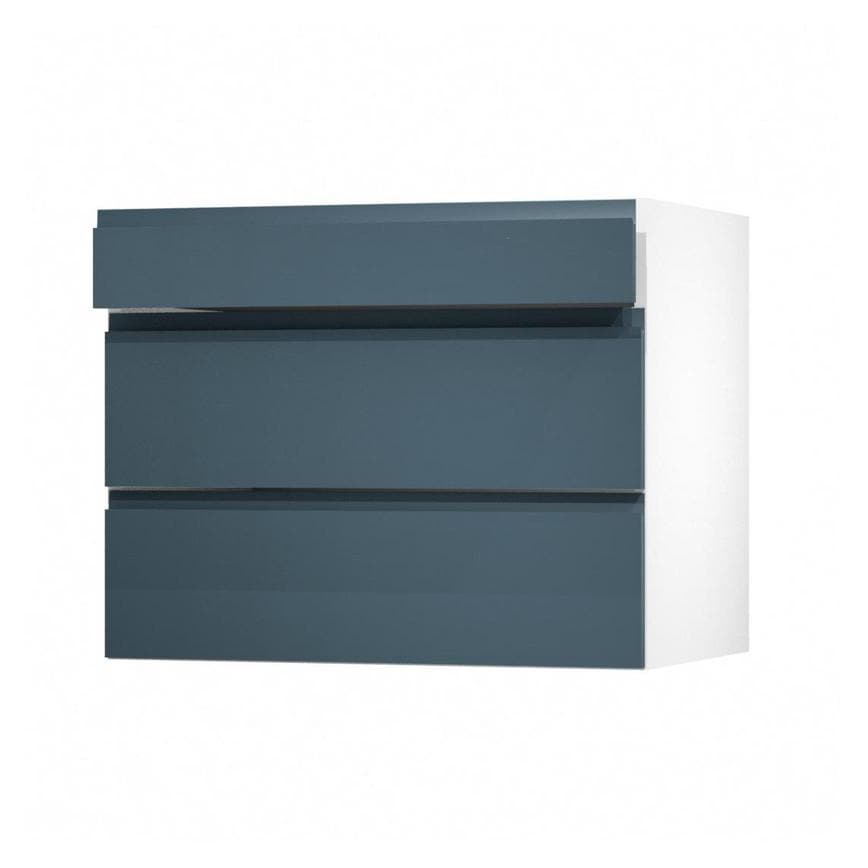 Clerkenwell Super Matt Marine Blue 900 Drawer Door Open
