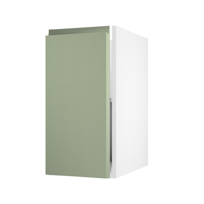 Clerkenwell Super Matt Reed Green 350 Full Height Door Open