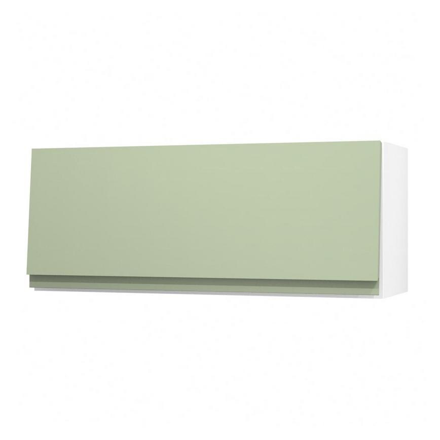 Clerkenwell Super Matt Reed Green 900 Half Height Door Open