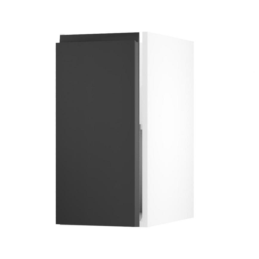 Clerkenwell Super Matt Black 350 Full Height Door Open