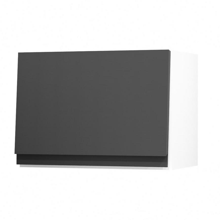 Clerkenwell Super Matt Black 500 Half Height Door Open