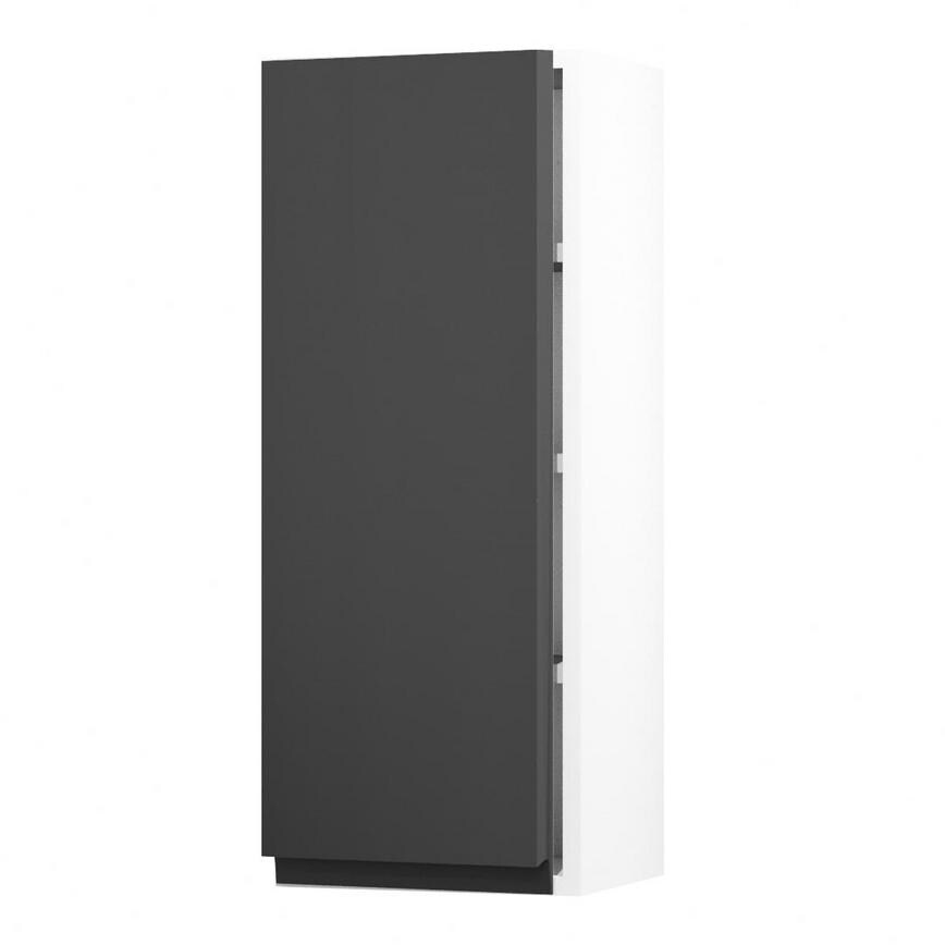 Clerkenwell Super Matt Black 350 Tall Door Open