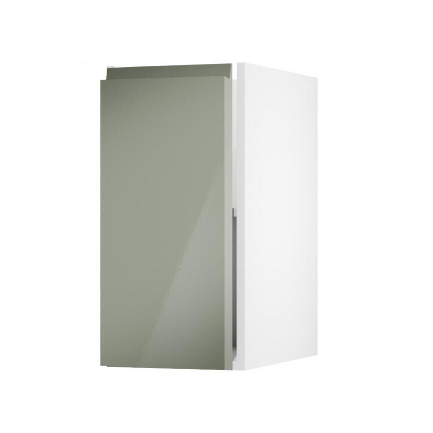 Clerkenwell Gloss Reed Green 350 Full Height Door Open