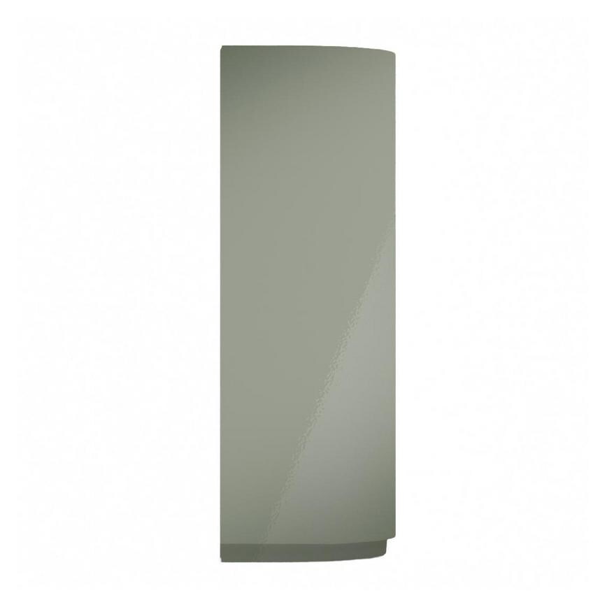 Clerkenwell Gloss Reed Green Tall Curved Door Open