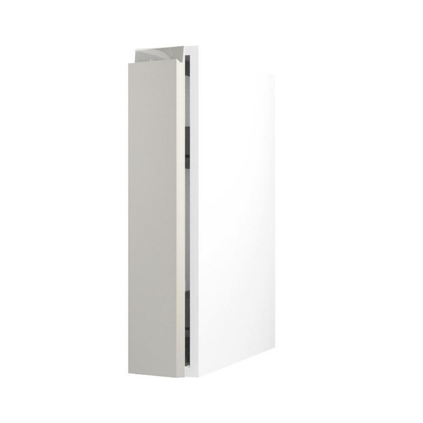 Clerkenwell Gloss Porcelain 150mm x 720mm Full Height Door Shown Open at an Angle