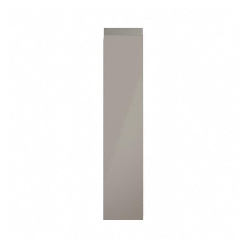 Clerkenwell Gloss Sand Grey 150mm x 720mm Full Height Door Shown Closed from the Front