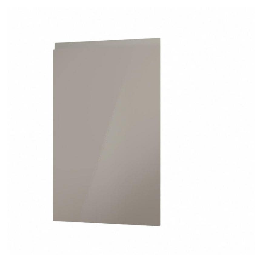 Clerkenwell Gloss Sand Grey 450mm x 720mm Appliance Door Shown Open at an Angle