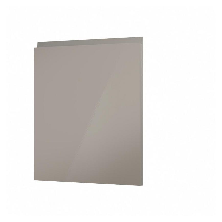 Clerkenwell Gloss Sand Grey 720mm x 600mm Full Height Door Shown Open at an Angle