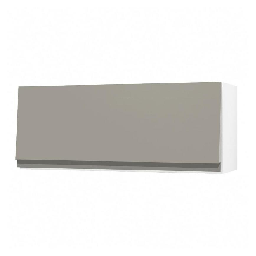 Clerkenwell Super Matt Sand Grey 2130mm x 595mm x 16mm End Panel Cut Out Front