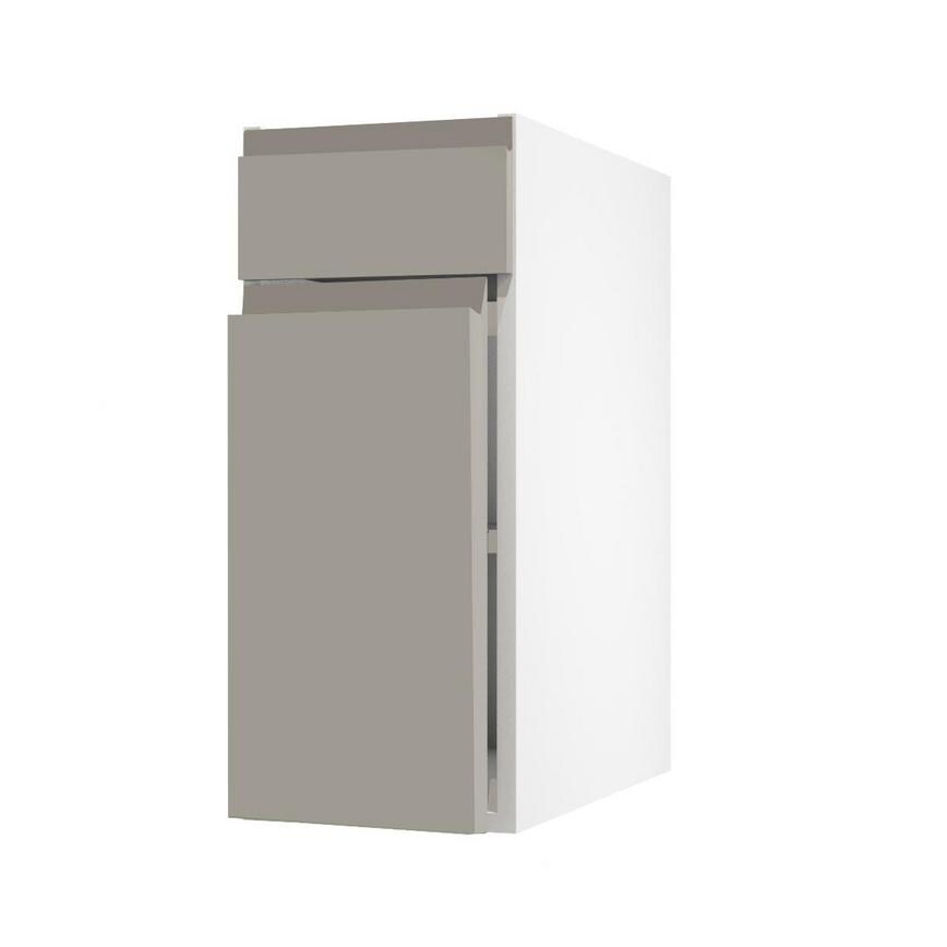 Clerkenwell Super Matt Sand Grey 991mm x 600mm Full Height Appliance Tower Kitchen Door Additional Cut Out
