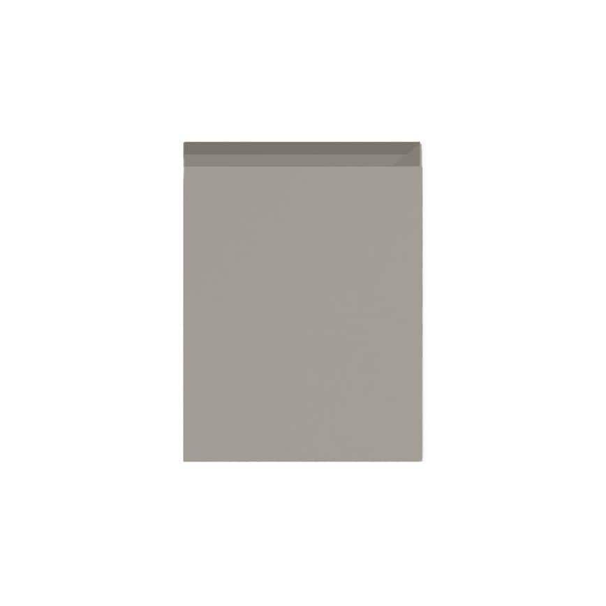 Clerkenwell Super Matt Sand Grey 720mm x 600mm Full Height Kitchen Door Angled Open