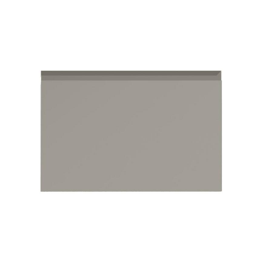 Clerkenwell Super Matt Sand Grey 360mm x 500mm Half Height Kitchen Door or Drawer Angled Open