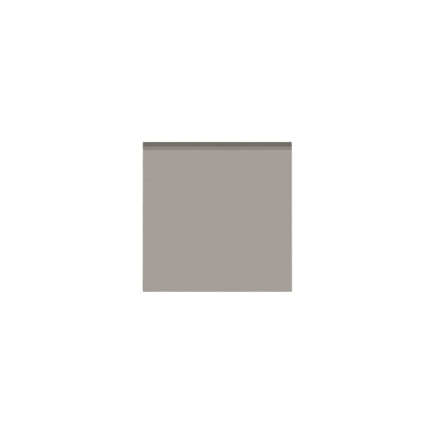 Clerkenwell Super Matt Sand Grey 1400mm x 500mm Tall Larder Kitchen Door Cut Out Front