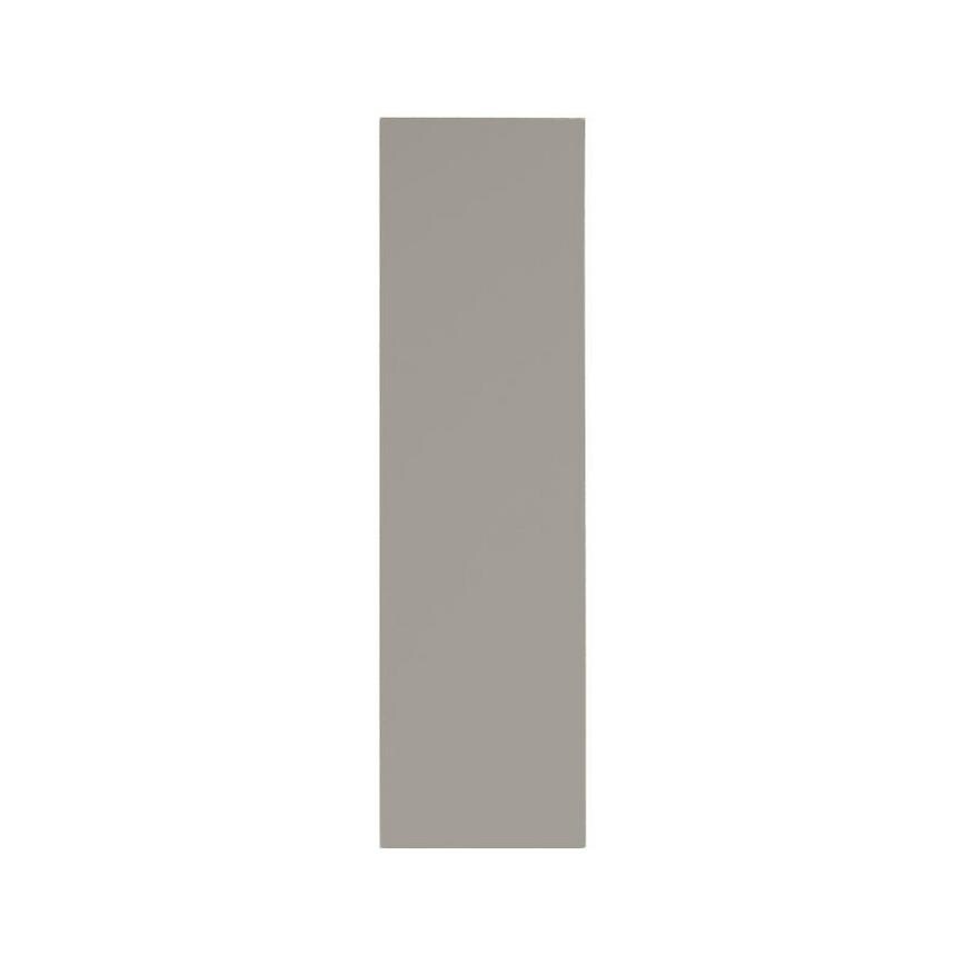 Clerkenwell Super Matt Sand Grey 360mm x 400mm Half Height Kitchen Door or Drawer Angled Open