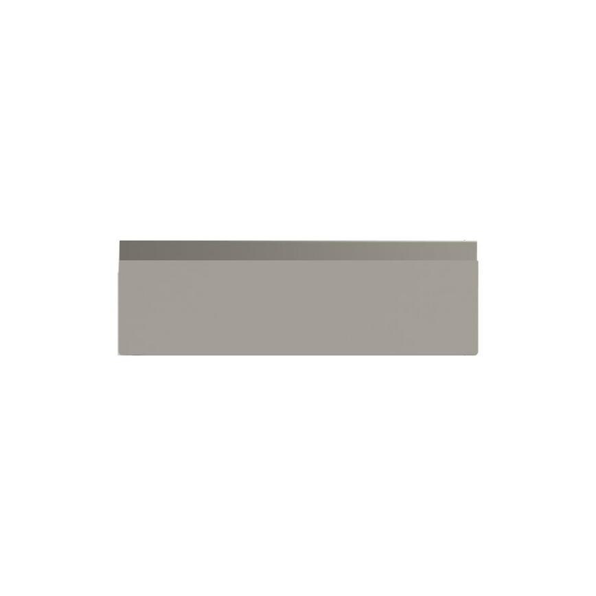 Clerkenwell Super Matt Sand Grey 1400mm x 400mm Tall Larder Kitchen Door Additional Cut Out