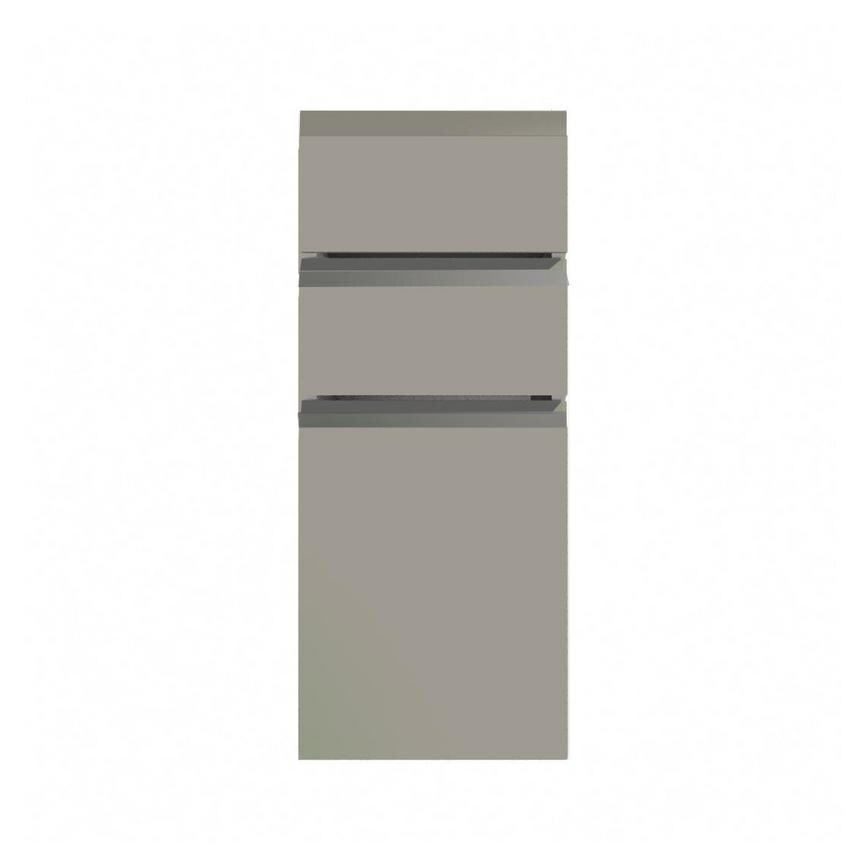 Clerkenwell Super Matt Sand Grey 720mm x 500mm Full Height Kitchen Door Angled Open